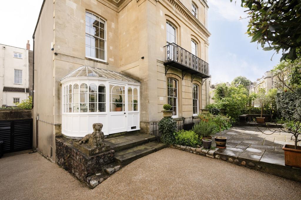 Front elevation and terrace