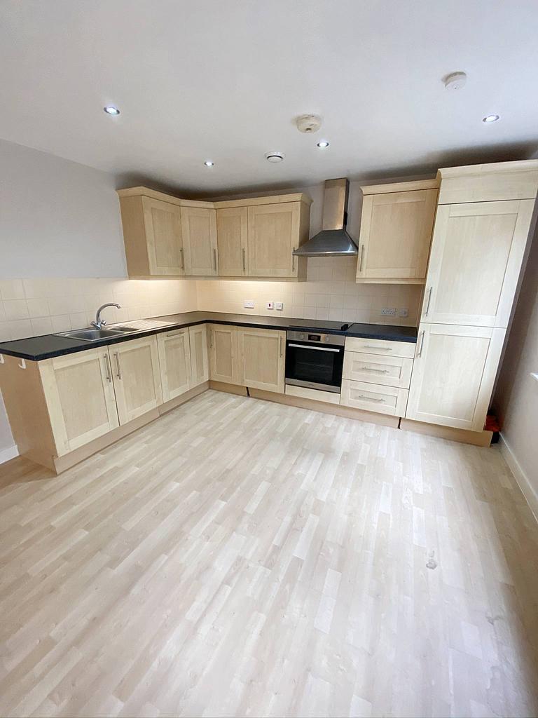 Living room and kitchen