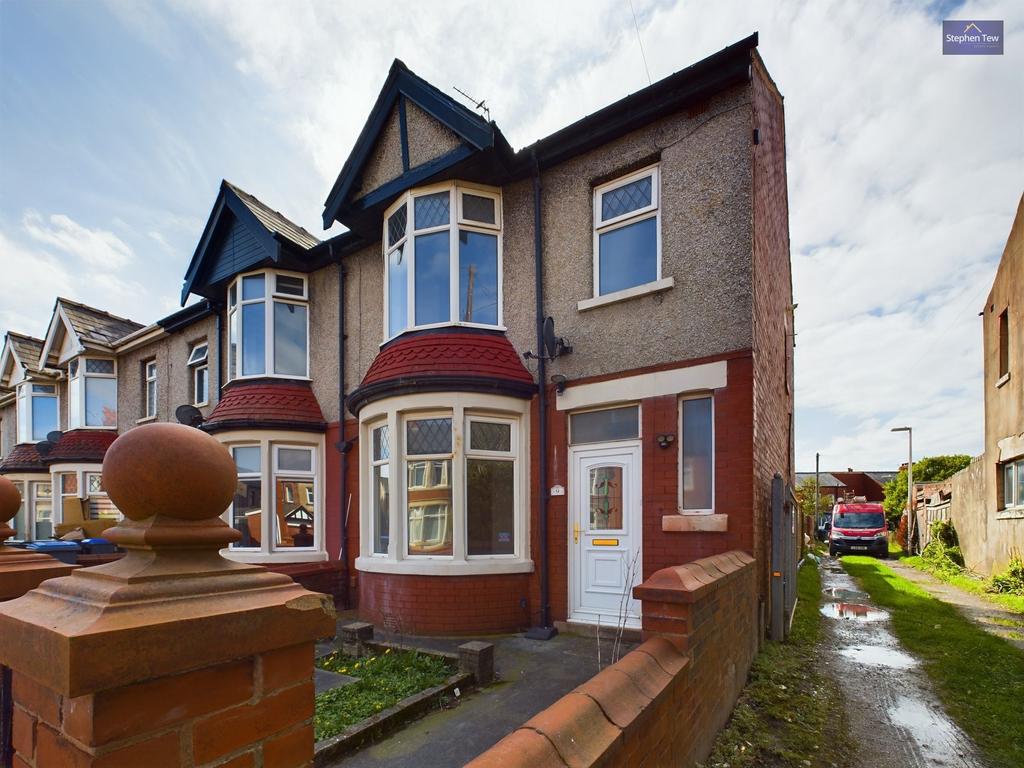 Salisbury Road Blackpool Fy1 3 Bed End Of Terrace House For Sale £