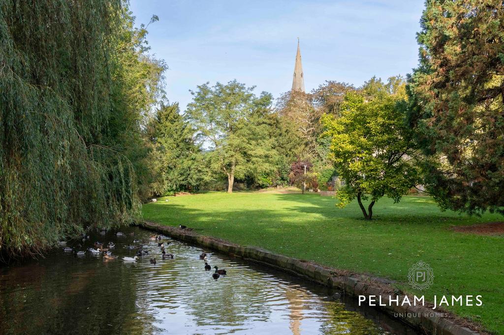 North Brook at Greetham House, Greetham, Rutland