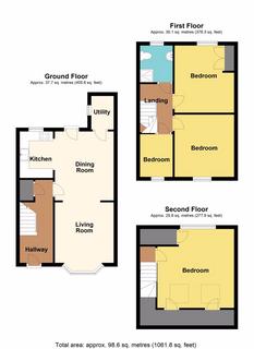 4 bedroom terraced house for sale, Roman Way, Caerleon - REF# 00024539