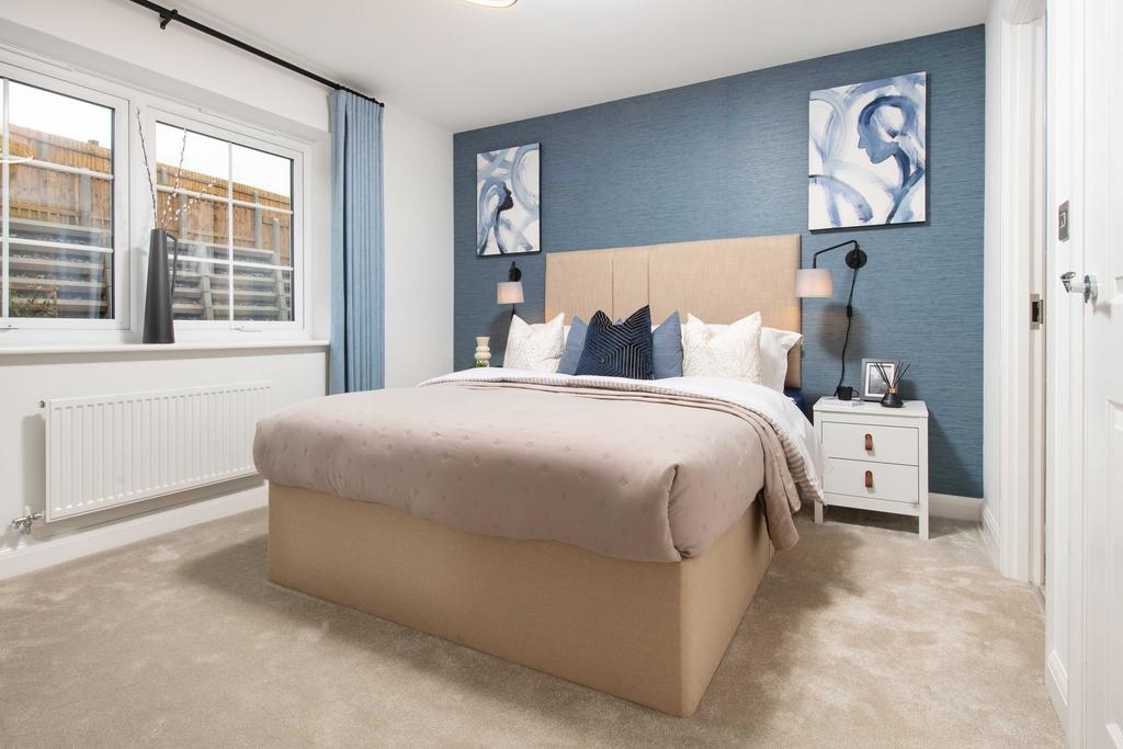 Kingsville show home main bedroom