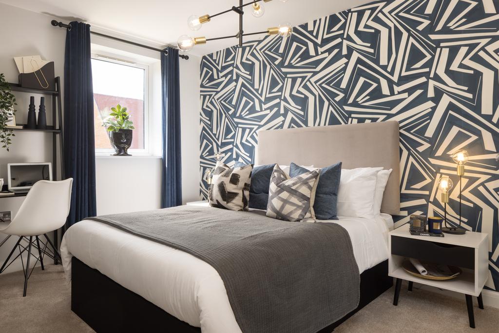 Internal image of the second bedroom in the...