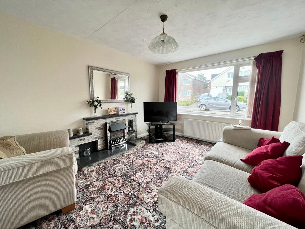 Open plan living dining room