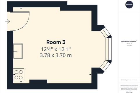 Studio to rent, Castle Street, Brighton, BN1