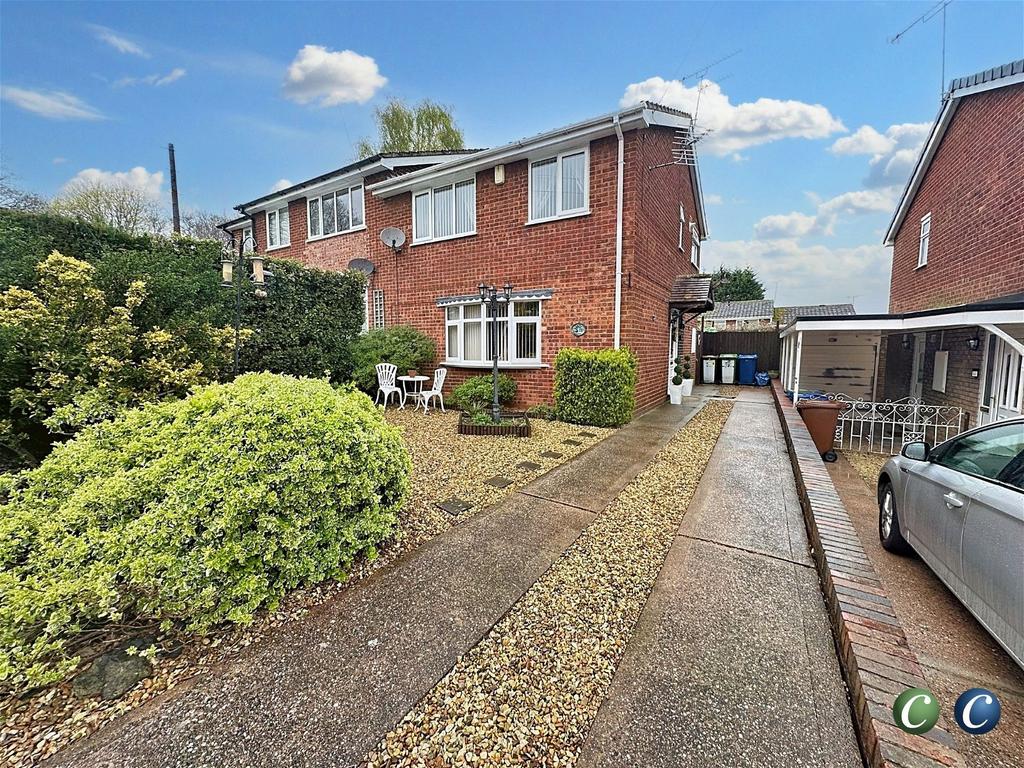Lanehead Walk, Rugeley, WS15 2XD 3 bed semidetached house for sale £