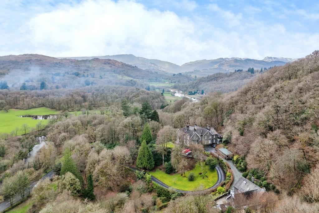Aerial View Brathay Fell