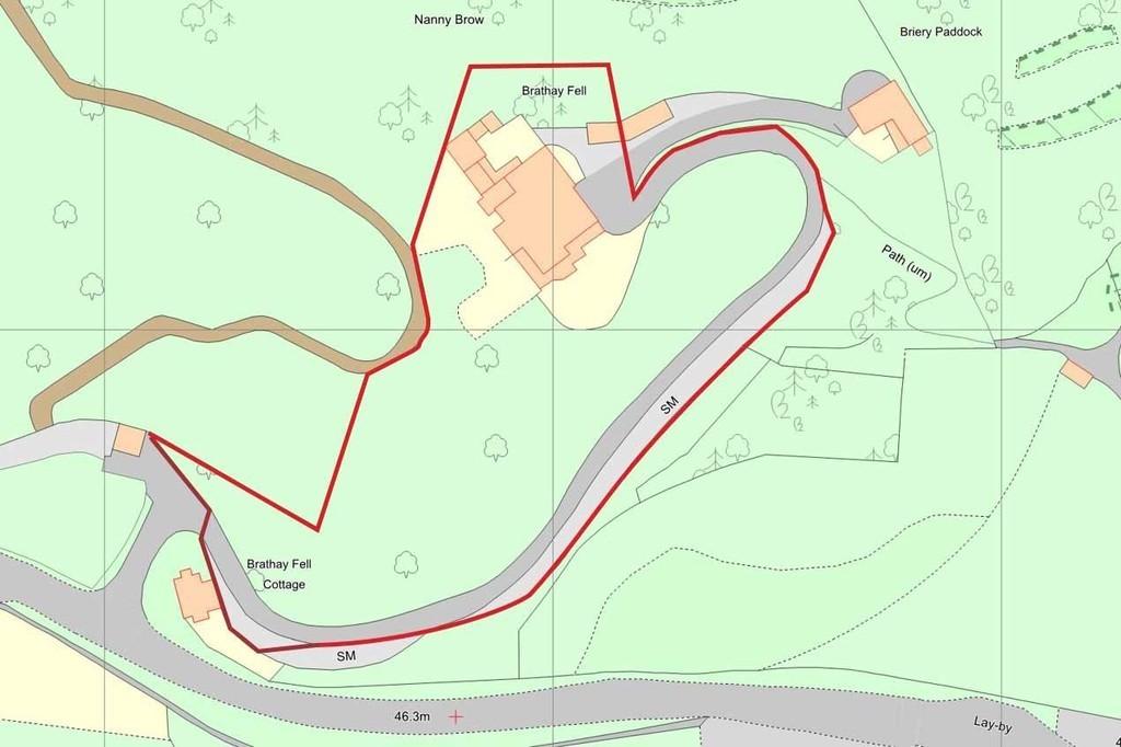Ordnance Survey Map - Brathay Fell