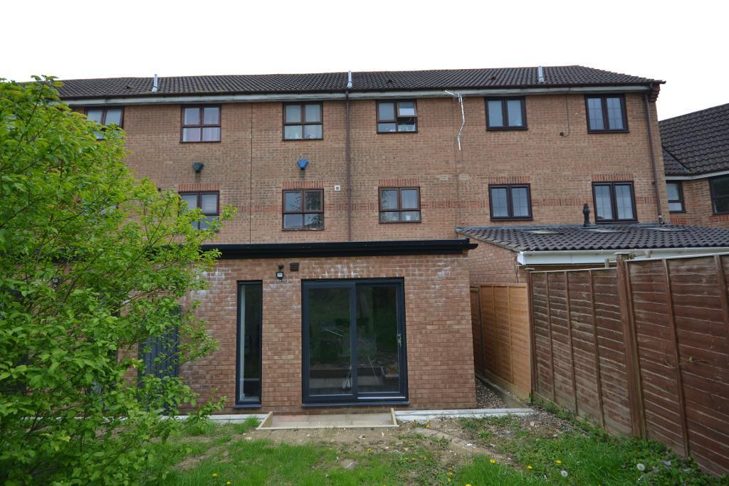 Rear of property