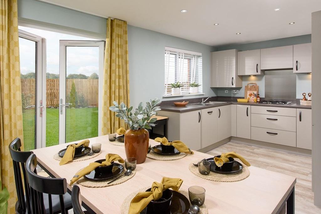 Modern open plan kitchen