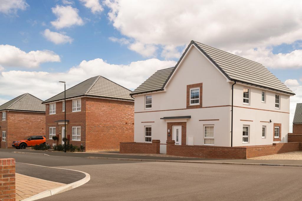 Outside view of the Alderney four bedroom...