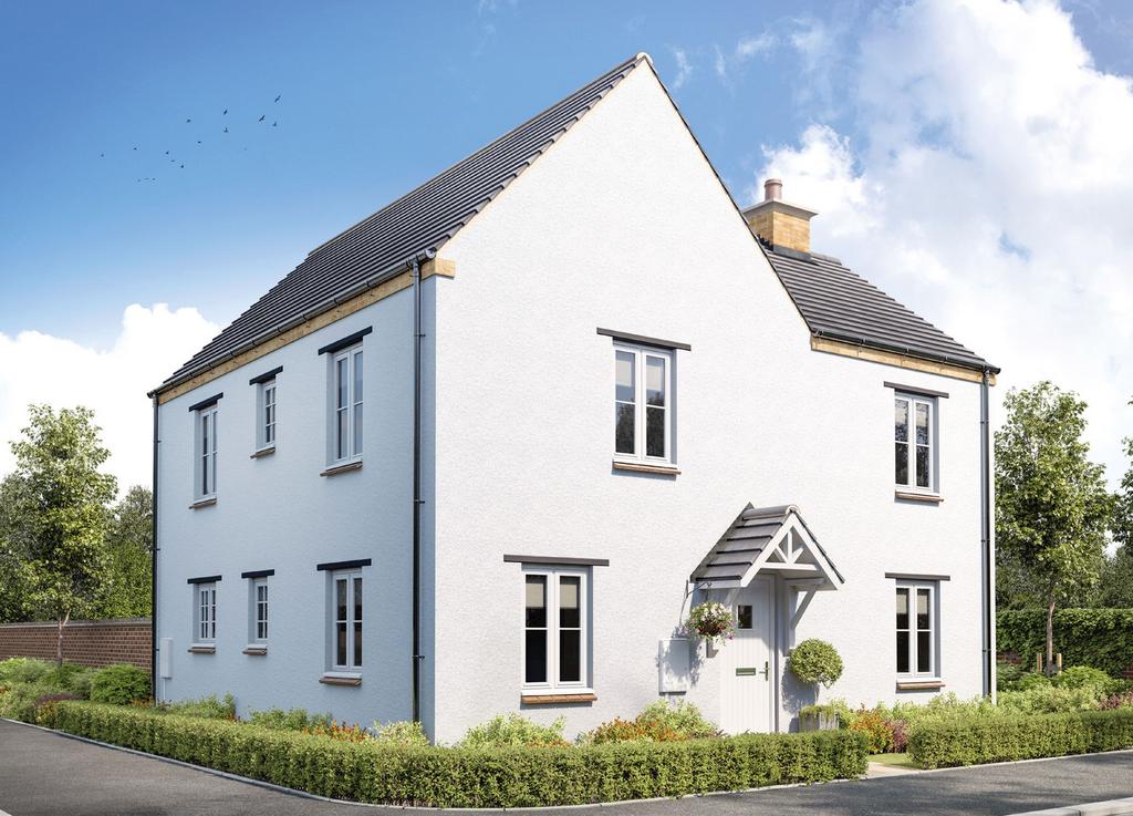 Exterior CGI view of our 4 bed Alderney home in...