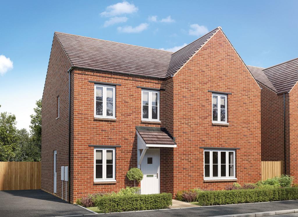 Exterior CGI view of our 4 bed Radleigh home
