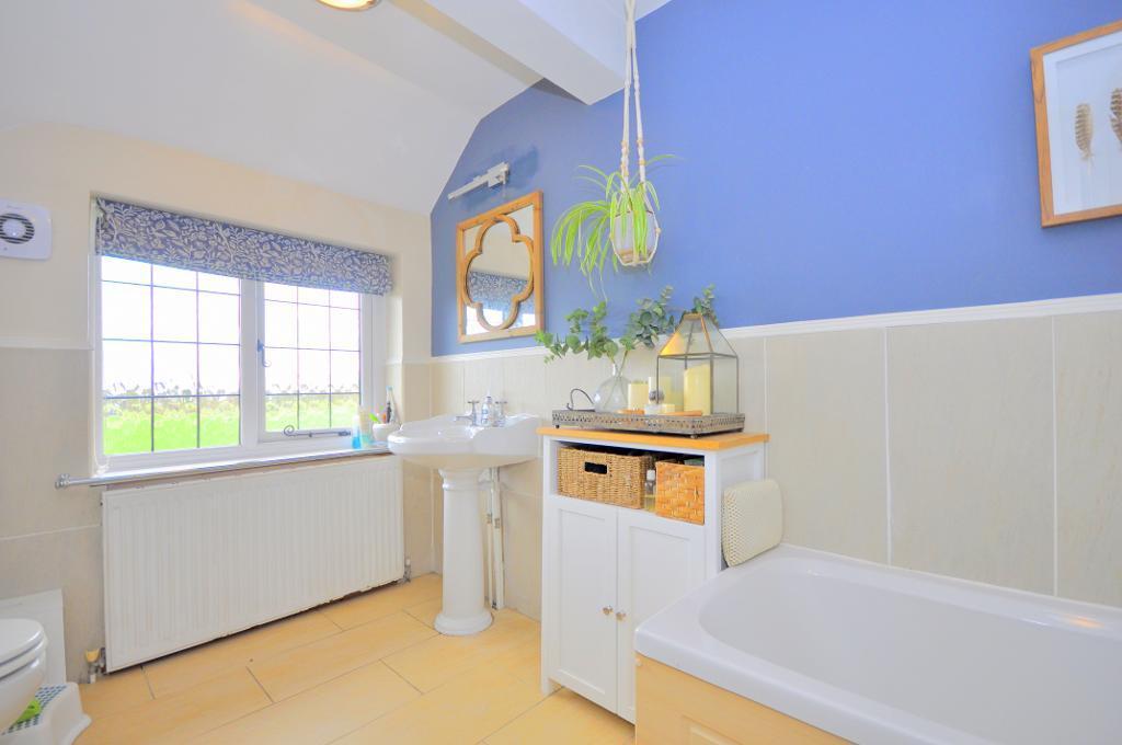 Family bathroom with separate shower