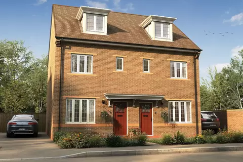 3 bedroom semi-detached house for sale, Plot 337, The Makenzie at Bloor Homes On the Green, Cherry Square, Off Winchester Road RG23