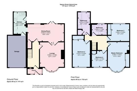 4 bedroom semi-detached house for sale, Kingsway, South Shields, Tyne and Wear, NE33 3NJ