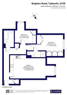 2 bedroom apartment for sale, Brighton Road, Lower Kingswood, Tadworth