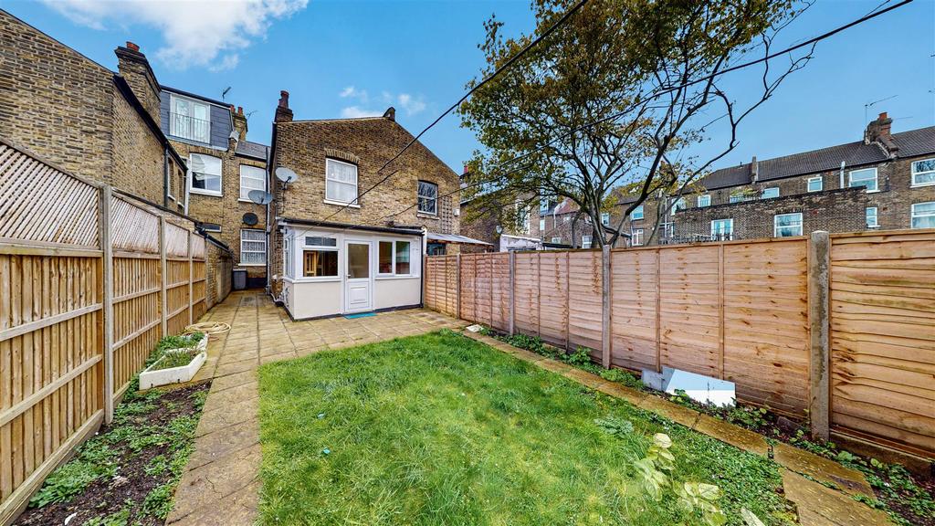 Private south facing rear garden