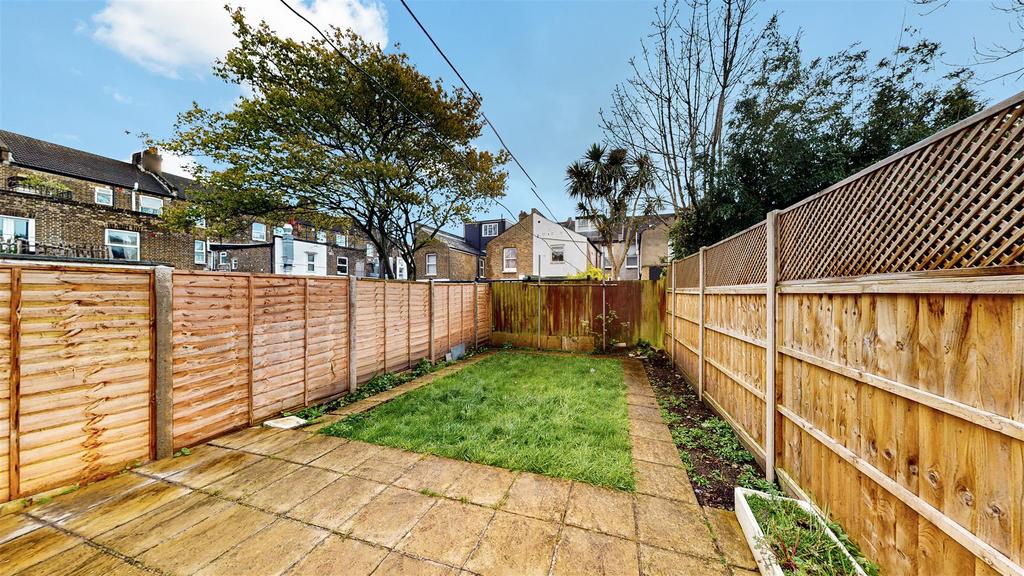 Private south facing rear garden