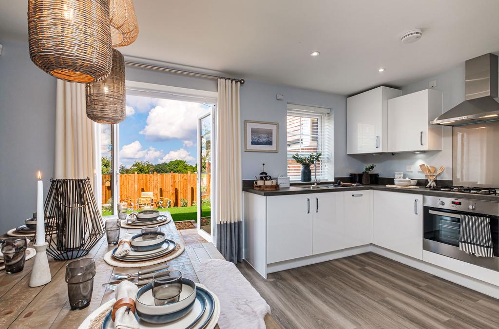 Interior view of our 3 bed Ellerton kitchen &amp;...