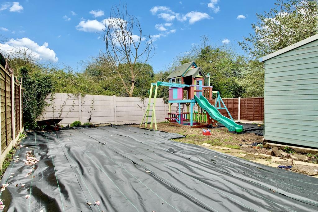 Rear Garden Work and Play Area