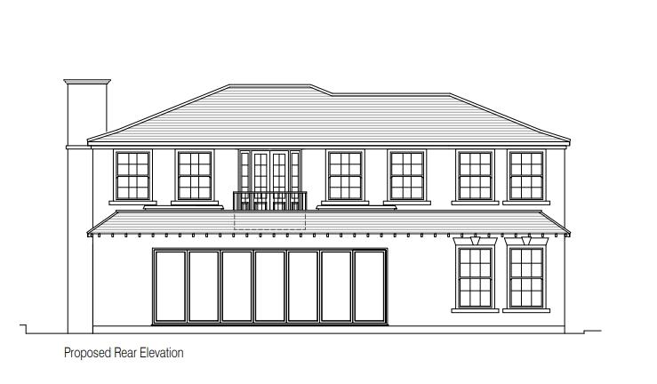 Proposed Rear Elevat