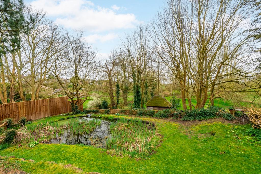 Rear Garden and Pond