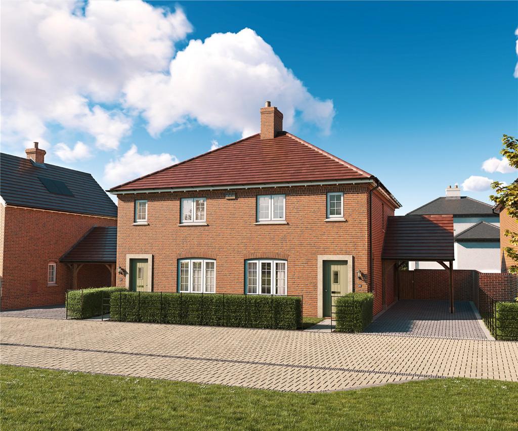 The Brooks, Clayhill Road, Burghfield... 3 bed semidetached house for