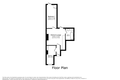 2 bedroom apartment to rent, Buckingham Road, Brighton