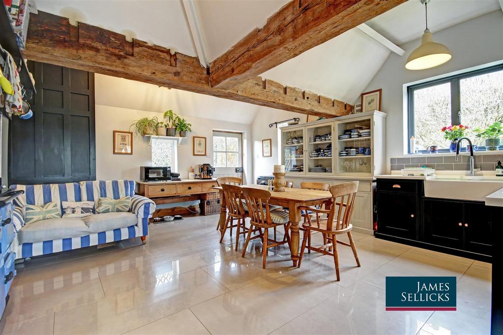 Open plan living dining kitchen