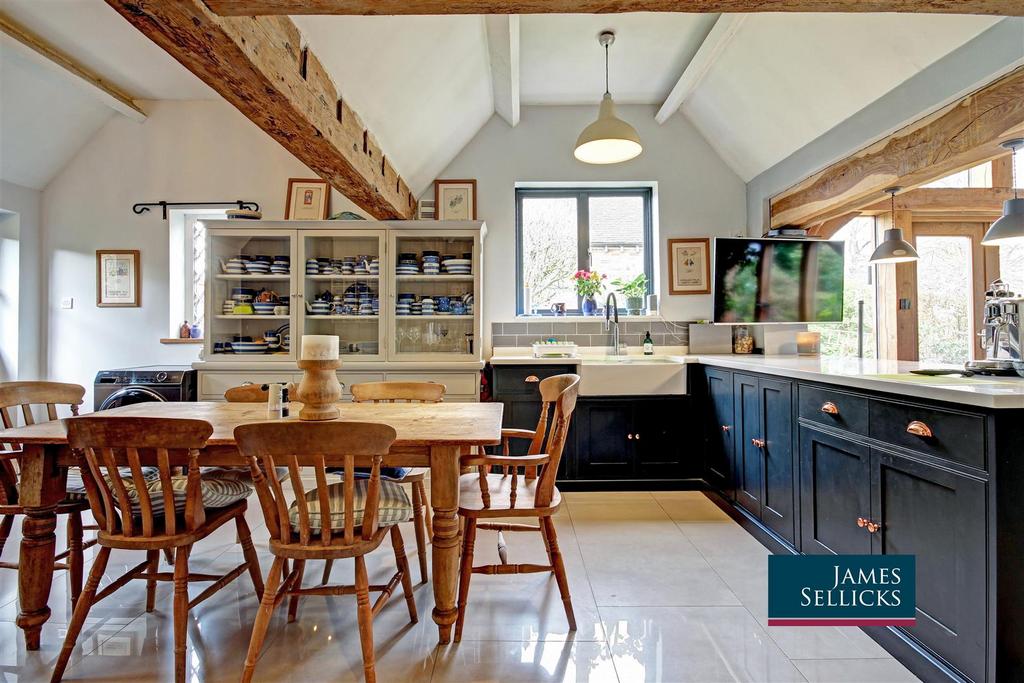 Open plan living dining kitchen