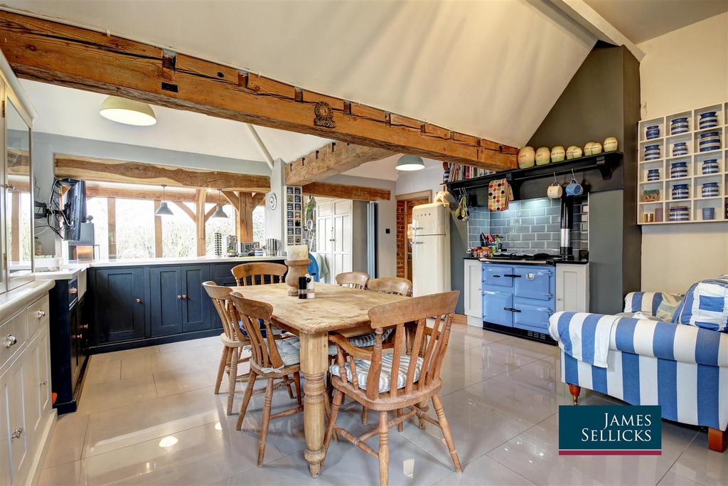 Open plan living dining kitchen