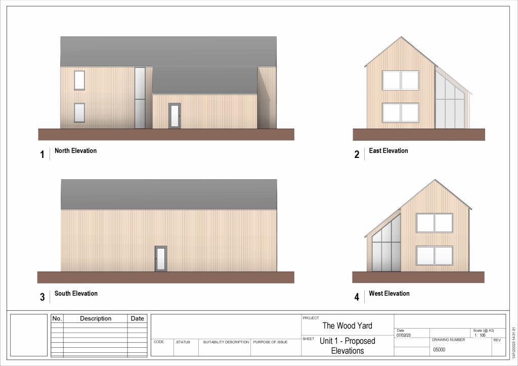 Proposed Elevation - Unit 1