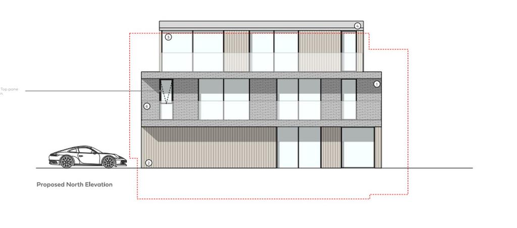 Proposed North Elevation