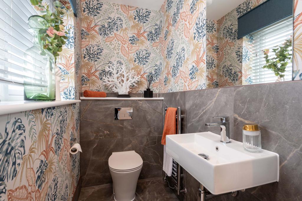 Show home cloakroom