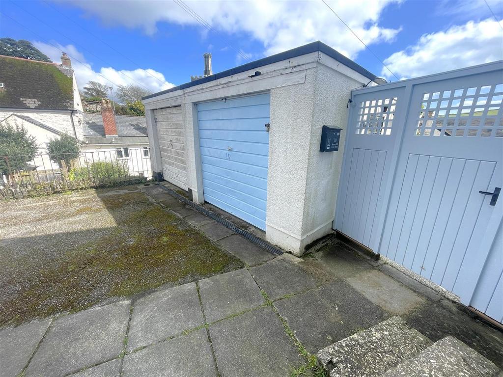 Garage and parking space