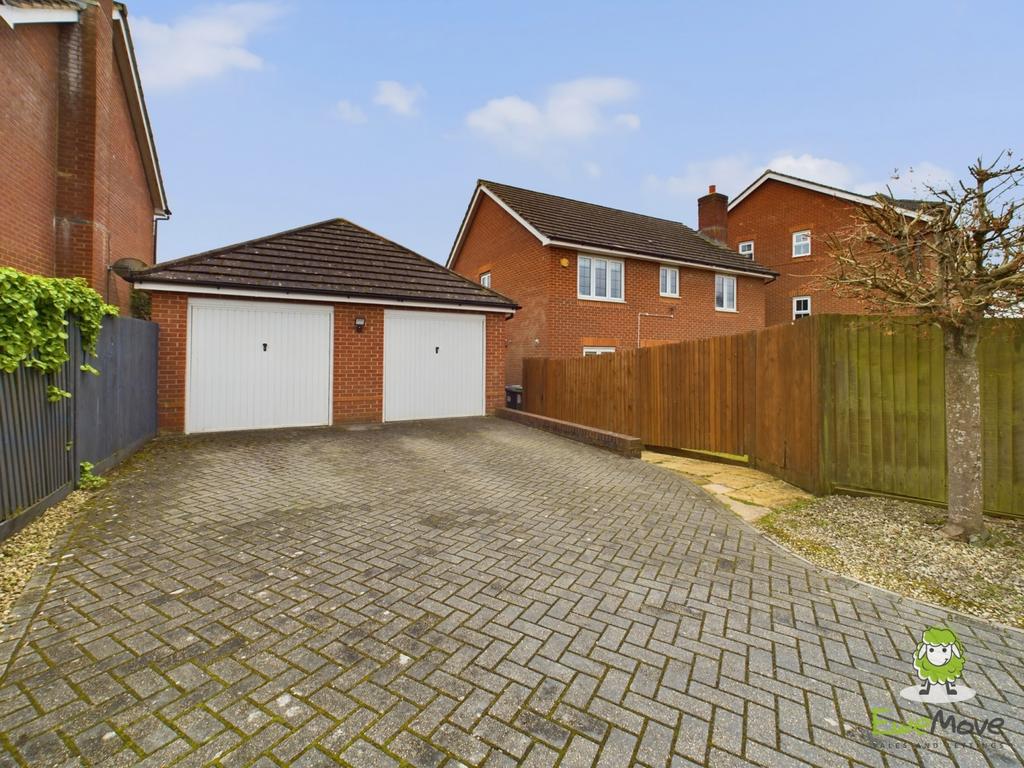 Double Garage and Driveway