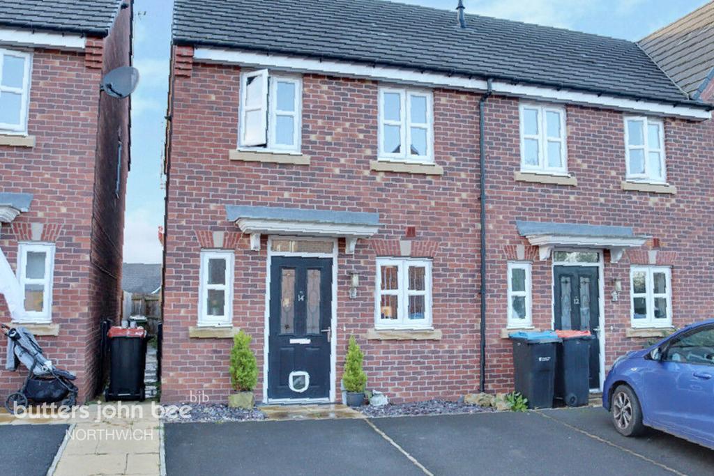 Britten Crescent, Northwich 2 bed end of terrace house for sale £58,500