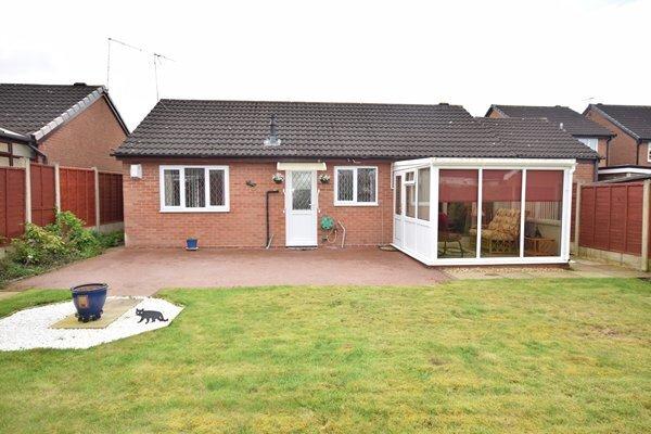 Rear view of bungalow