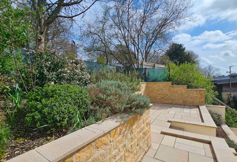 Rear terraced garden