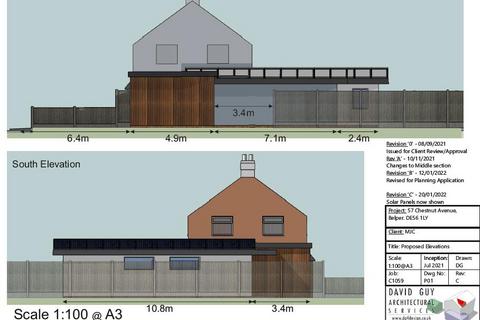 2 bedroom property with land for sale, Chestnut Avenue, Belper DE56