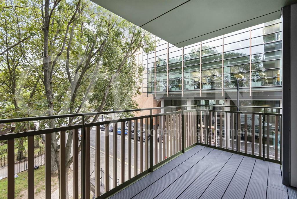 East facing balcony