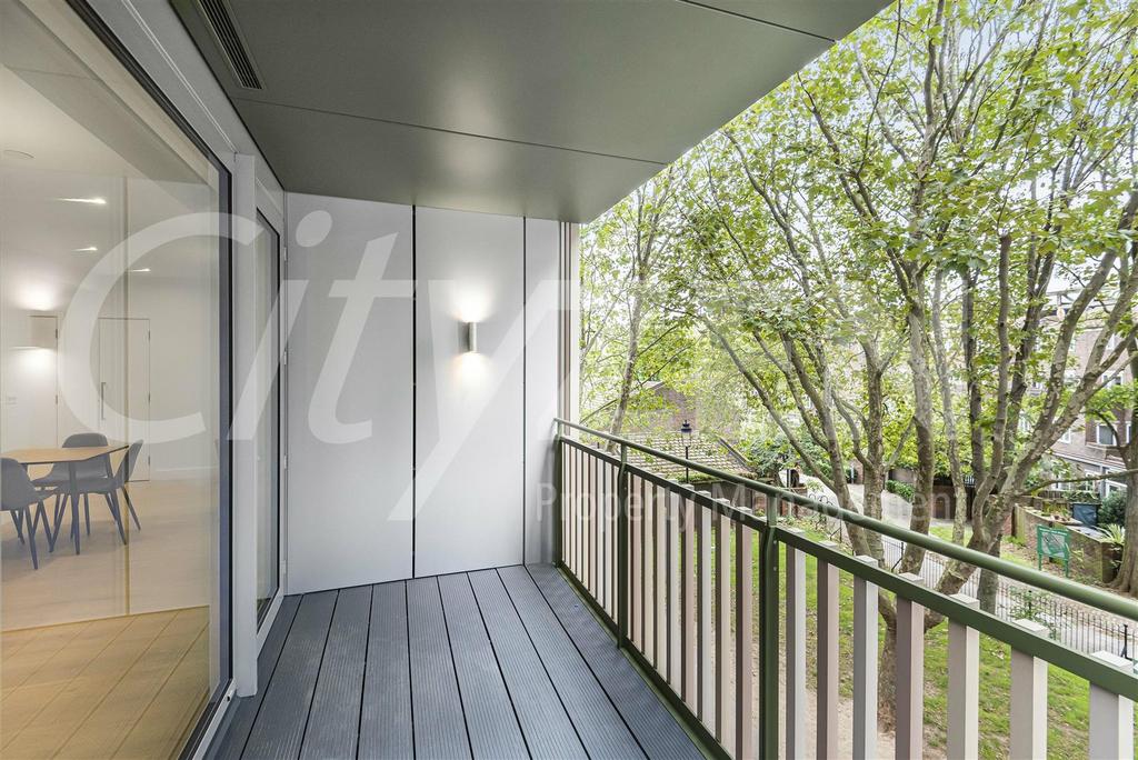 East facing balcony