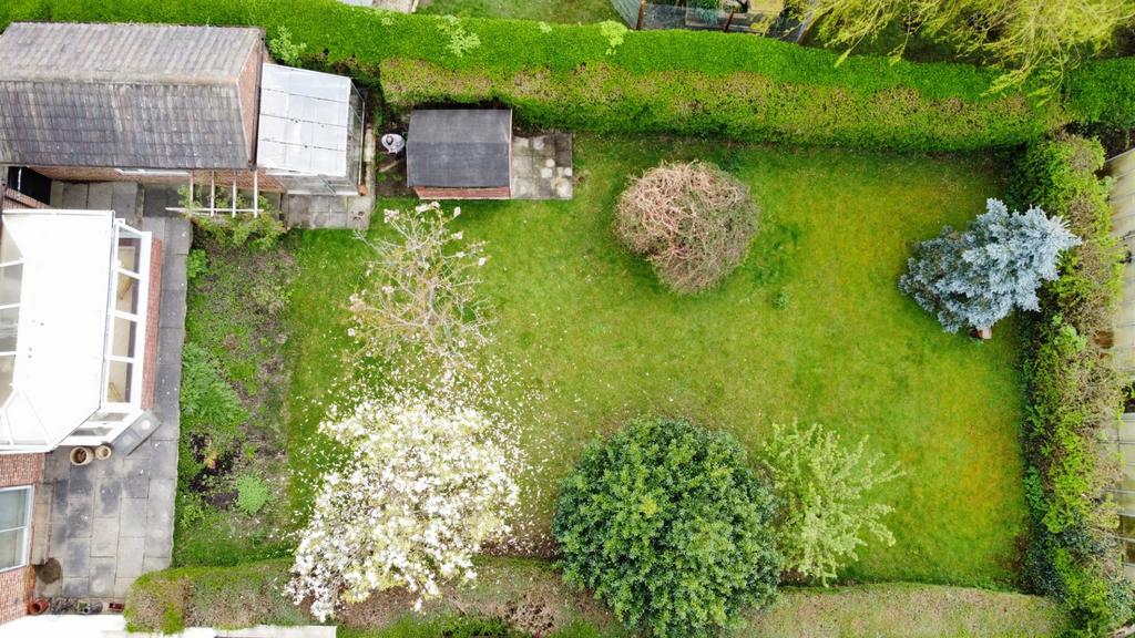 Rear Garden Aerial View