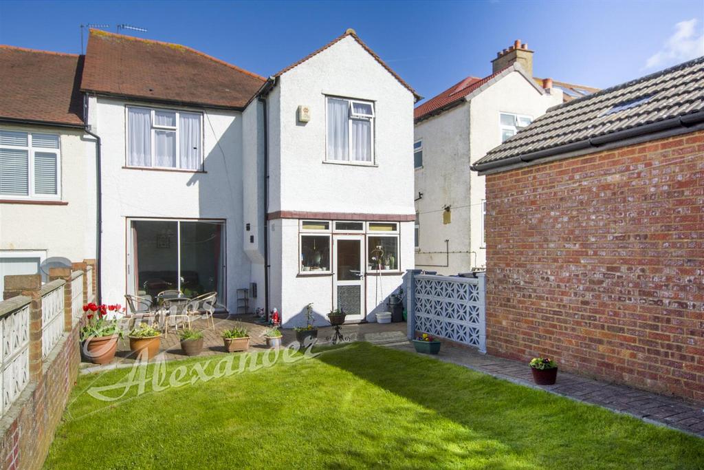 Rear of property