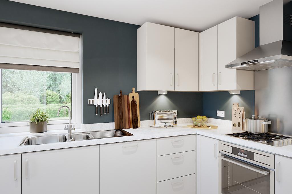 Kitchen in four bedroom home