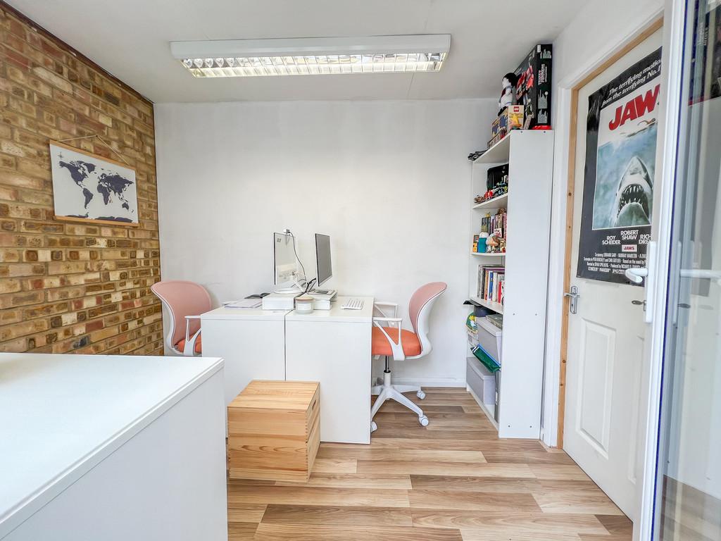 Office in garage 1