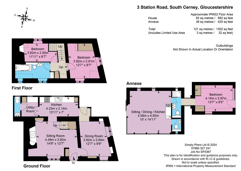 SP3367 3 Station Road, South Cerney, CIRENCESTER,