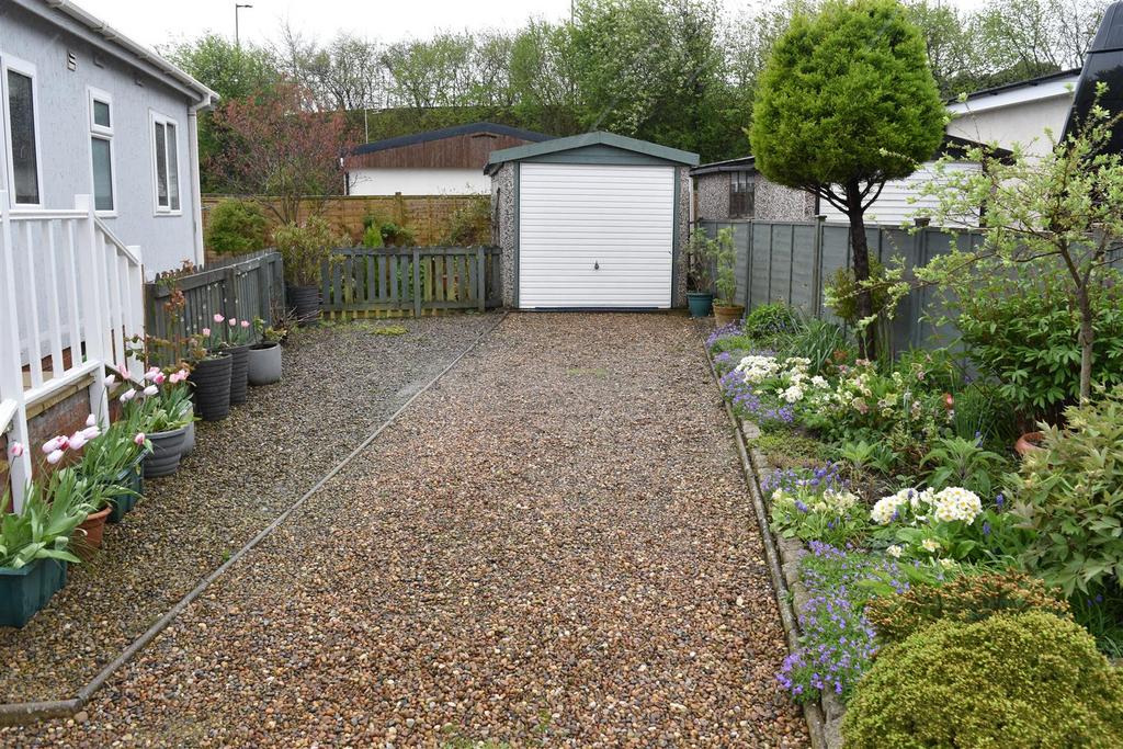 Driveway and detached single garage
