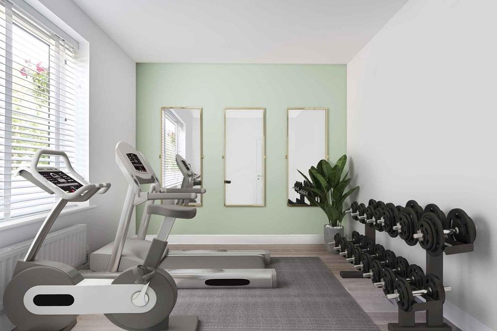 Perfect space for a home gym